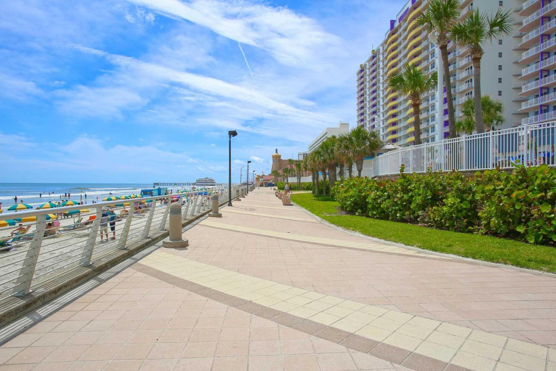 Luxury 6Th Floor 1 Bedroom Condo Direct Oceanfront Wyndham Ocean Walk Resort Daytona Beach | 610 ภายนอก รูปภาพ